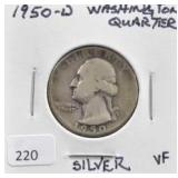 1950-D WASHINGTON QUARTER