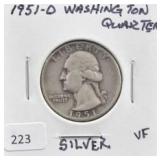 1951-D WASHINGTON QUARTER