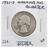 1951-S WASHINGTON QUARTER