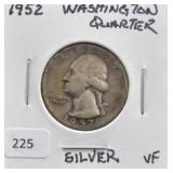 1952 WASHINGTON QUARTER