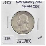 1953 WASHINGTON QUARTER