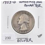 1953-D WASHINGTON QUARTER