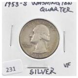 1953-S WASHINGTON QUARTER