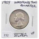 1954 WASHINGTON QUARTER