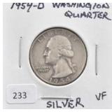 1954-D WASHINGTON QUARTER