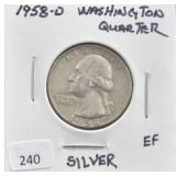1958-D WASHINGTON QUARTER