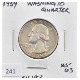 1959 WASHINGTON QUARTER