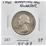 1961 WASHINGTON QUARTER