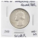 1962-D WASHINGTON QUARTER
