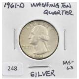 1961-D WASHINGTON QUARTER