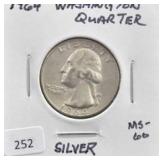 1964 WASHINGTON QUARTER