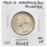 1964-D WASHINGTON QUARTER