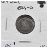 1856-O LIBERTY SEATED HALF DIME