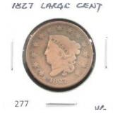 1827 LARGE CENT
