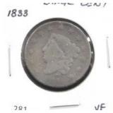 1833 LARGE CENT