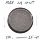 1853 LARGE CENT