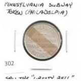 PENNSYLVANIA SUBWAY TOKEN