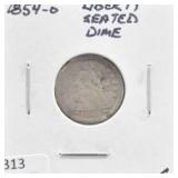 1854-O LIBERTY SEATED DIME