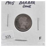 1905 BARBER HEAD DIME