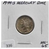 1944-S MERCURY DIME