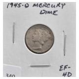 1945-D MERCURY DIME