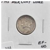 1945 MERCURY DIME