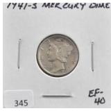 1941-S MERCURY DIME