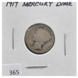 1917 MERCURY DIME