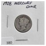 1928 MERCURY DIME