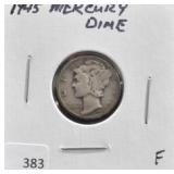 1945 MERCURY DIME