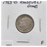 1953-D ROOSEVELT DIME