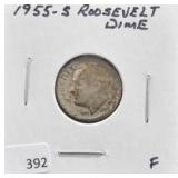 1955-S ROOSEVELT DIME