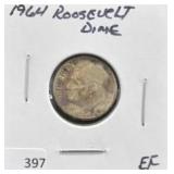 1964 ROOSEVELT DIME