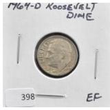 1964-D ROOSEVELT DIME