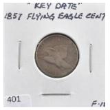 1857 FLYING EAGLE CENT "KEY DATE"