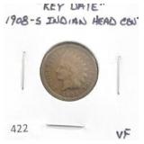 1908-S INDIAN HEAD CENT, "KEY DATE"