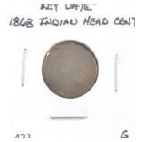 1868 INDIAN HEAD CENT, "KEY DATE"