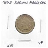 1863 INDIAN HEAD CENT