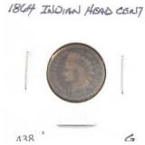 1864 INDIAN HEAD CENT