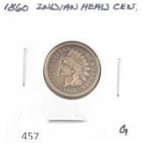 1860 INDIAN HEAD CENT