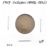 1909 INDIAN HEAD CENT