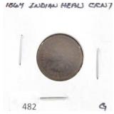 1864 INDIAN HEAD CENT