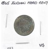1865 INDIAN HEAD CENT