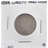 1888 LIBERTY HEAD NICKEL