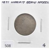 1891 LIBERTY HEAD NICKEL