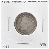 1902 LIBERTY HEAD NICKEL
