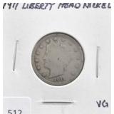 1911 LIBERTY HEAD NICKEL