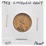 1953 LINCOLN CENT, "PROOF"