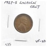 1927-S LINCOLN CENT