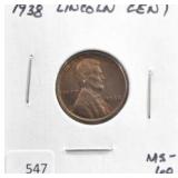 1938 LINCOLN CENT